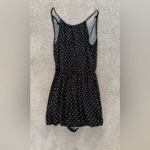 Old Navy Black and White Polka Dot Dress